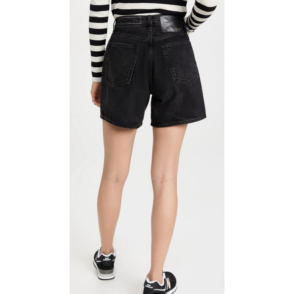Rag & Bone Maya Demin Shorts High Rise Relaxed Fi… - image 4